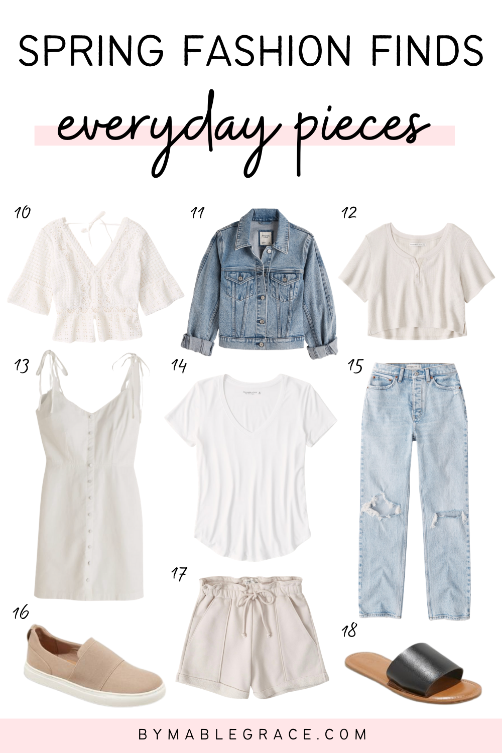 Spring Fashion Finds You Need in Your Closet - by mable grace