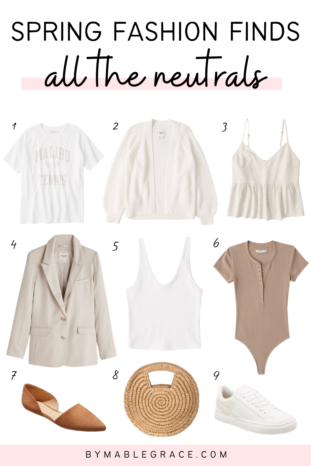 Spring Fashion Finds You Need in Your Closet - by mable grace