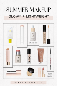 summer makeup glowy and lightweight