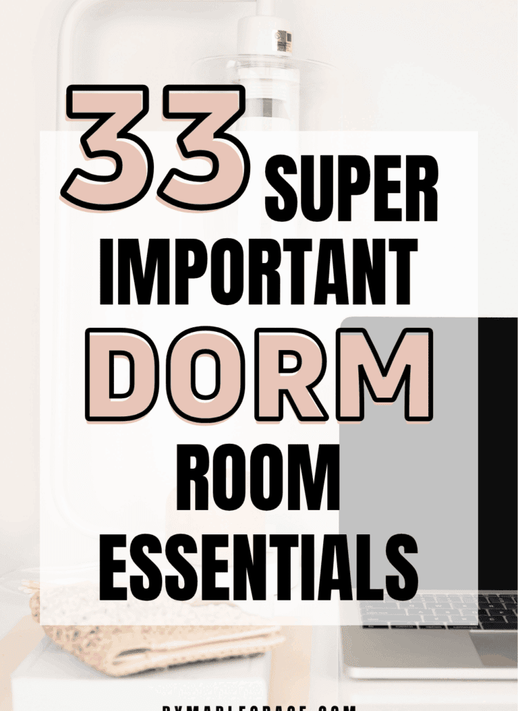college dorm room essentials