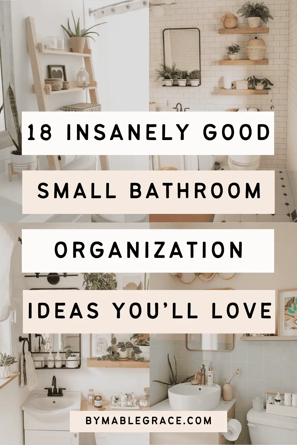 18 Super Effective Small Bathroom Organization Ideas for a Super Tidy ...