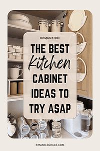 kitchen cabinet organizing ideas 