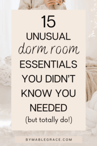 unusual dorm room essentials